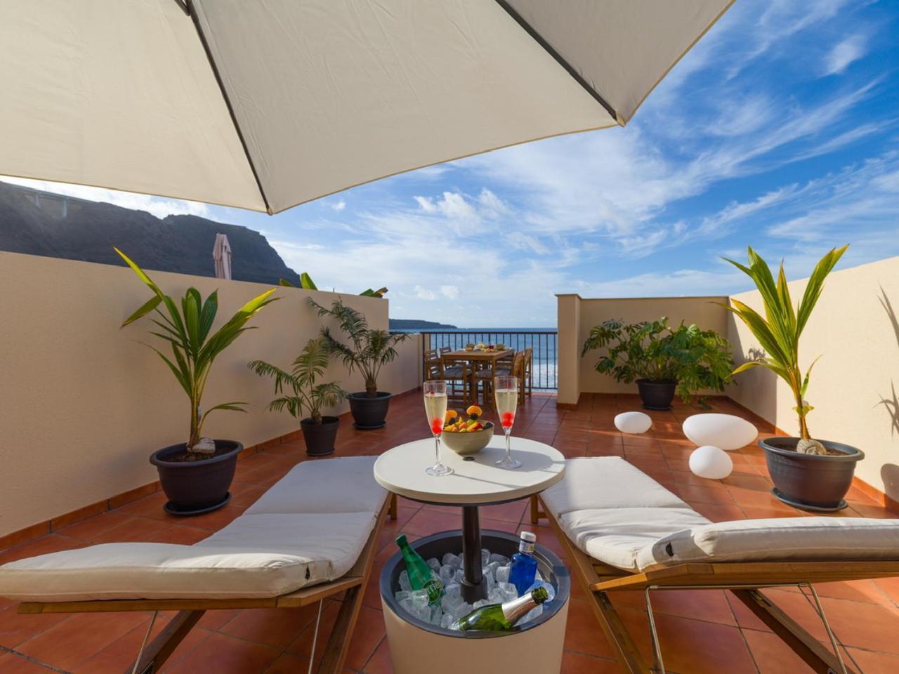 Giraud II - Secluded Beachfront Duplex Santa Maria de Guia de Gran Canaria Eksteriør bilde