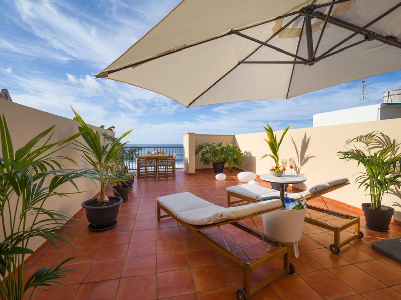 Giraud II - Secluded Beachfront Duplex Santa Maria de Guia de Gran Canaria Eksteriør bilde